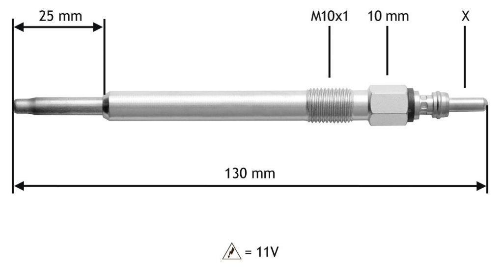 Bougie de préchauffage VALEO ref. 345166